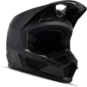 Fox Racing Unisex V1 Core Motocross Dirt Bike Helmet, Matte Black, Large