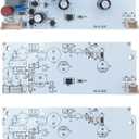 Update W10515058 W10515057 Compatible with Whirlpool Kenmore Maytag Freezer/Refrigerator led Light Replacement,Bulb Replace WPW10515058*1+WPW10515057*2,3pcs in one,no-Include Plastic Cover