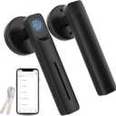 Fingerprint Door Lock with Smart APP,Fingerprint Door Knob,Biometric Door Knob Keyless Entry Door Lock with Tuya for Home/Bedroom/Office/Apartment/Airbnb Black, TY140