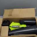 PULITUO Leaf Blower Cordless, 500CFM/ 125MPH Lightweight Cordless Blower with 2X 4.0 Batteries and Fast Charger, Variable Speed Battery Leaf Blowers for Lawn Care, Leaves, Grass, Patio, Yard