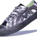 Unisex Spider Web Canvas Fashion Sneakers Vintage Low Top Casual Shoes for Men & Women Comfortable Walking Streetwear