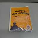 6 x Magic Ants Halloween 3D Pop-Up Card, Haunted House Design with Ghosts and Pumpkins, Spooky Greeting Card for Halloween Celebrations, Unique Handmade Halloween Card with Envelope