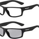 Wraparound full lens Safety Glasses with Readers photochromic Sport Magnifying Safety Reading Goggles for Men Women