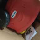 Little Tikes Cozy Coupe, Cozy rolls on rugged, durable tires, front wheels spin 360 degrees; Made in USA, 29.5 x 16.5 x 33.5 inches