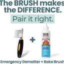 Emergency Dematter Cream for Dogs Dematting Cream for Goldendoodles, Poodles & Doodles, Helps Remove Tight Mats & Tangles, Apply Wait Brush Technique, At-Home Grooming 8 oz