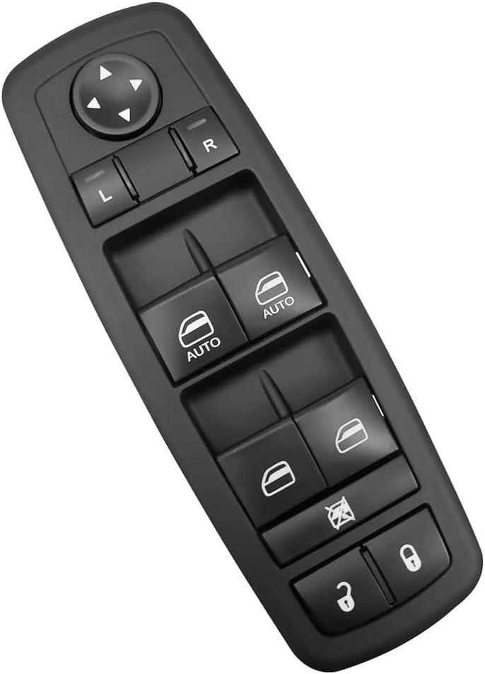 Power Window Switch Driver Side Compatible with Dodge Charger 15-19 for Jeep Grand Cherokee 11-23 for Chrysler 200/300/Pacifica15-19 for Ram 19-24 Front Left Switch Replace 68590594AA