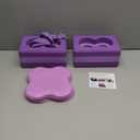 Deep-Zen Yoga Blocks Wrist Support; Yoga Blocks 2 Pack with Knee Pads and Strap to Put Less Weight on Wrists; Durable, Versatile Yoga Brick Exercise Block Set, Blocks Yoga (Purple)