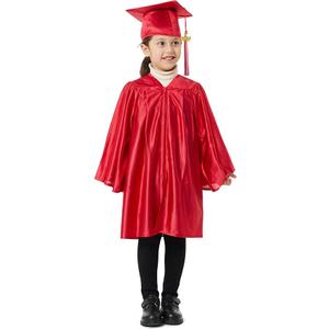 GRADFTY Preschool and Kindergarten Graduation Cap Gown with 2026 Tassel (Red), 36, 