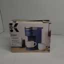 Keurig K-Slim Single Serve K-Cup Pod Coffee Maker, Featuring Simple Push Button Controls And MultiStream Technology, Twilight Blue