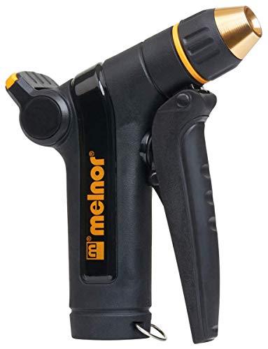 Melnor 65085-AMZ XT Front Trigger Metal Nozzle with QuickConnect Product Adapter Set, Adjustable Tip