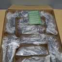 Skroam 10 Pack Glass Meal Prep Containers, 22 OZ Glass Airtight Food Storage Containers with Lids, Pantry Kitchen Storage Containers for Lunch, Food Storage, Meal Prep, Lunch Bento Boxes (Grey)