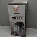 Coffee Carafe for Keeping Hot - 102oz/3L Airpot Coffee Dispenser with Pump - Insulated Stainless Steel Hot Beverage Dispenser for Parties - Thermal Carafe for Hot Drinks Water Tea Chocolate