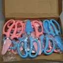 Flower Scissors 12 Pcs - Stainless Steel Floral Scissors, Forist Cutters for Stems, Garden Plant Shears for Fresh Flowers (Blue, Pink)