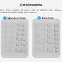 2 x Ultra-Slim Nail Adhesive Tabs  Jelly Double Sided Waterproof Gel Sticker Pads with Tool Set, Seamless & Strong Hold for Press On Nails, Fake Nail Tips, and Manicures 24 Sizes (20) (Ultra-Thin Clear)