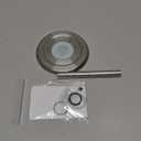 1/4" Spacer for Tub Spout, Flange Trim Ring for Bath Faucet, Eschutcheon Cover Plate for Spigot with Split PP Blocking Water, Shower Pipe Remodeling Sealer for Bathroom(SUS304-Brushed)