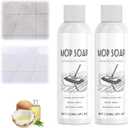 Mteawl Mop Soap for Floor Cleaning, 120ml Scented Mop Cleaner Soap, Scented Mop Soap Household Supplies Cleaner for Home, Kitchen, Floor 2 Pack