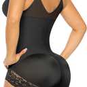 YIANNA Postpartum Fajas Colombianas Moldeadoras Shapewear Tummy Control for Women Body Shaper Girdles Compression Garment L