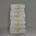 WANDER No Show Socks Mens 7 Pair Cotton Thin Non Slip Low Cut Men Invisible Sock 6-9/ 10-12 (Sock Size:12-14, 7 White)