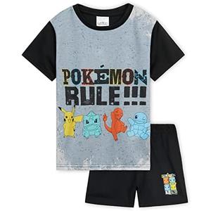 Pokemon Boys Pyjamas for Kids and Teenagers T-Shirt and Shorts Summer PJs Gifts for Boys 16 /UK 13-14Y