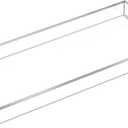 MaxGear Acrylic Vanity Tray, Clear Bathroom Storage Tray for Countertop, Toilet Tank, and Bathtub Perfect Organizer for Perfume, Soap, Towels, Tissue, Candles, and Plants, 11.8 5 1.2 Inches
