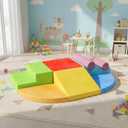 YENING Foam Climbing Blocks for Toddlers 1-3 Baby Climbing Toys for 1 Year Old Soft Play Set for Babies 6-12 Months Indoor 8 Piece, 59" x 35.5" x 8"