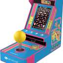 My Arcade Ms. Pac-Man Joystick Player: Arcade Classics, Retro Games, Mini Video Game Console, 2 Game Modes, Birthday Gifts
