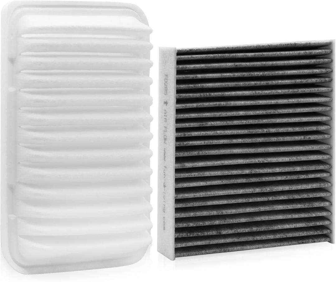 Comb Engine Cabin Air Filter for Toyota Corolla 1.8L L4 2019 2018 2017 2016 2015 2014 2013 2012 2011 2010 2009