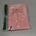 Picoway 2026 Planner A5 400 Pages - Weekly and Monthly Daily Calendar with Thick Paper, One Full Page Per Day Planners from Jan. 2026 - Dec. 2026, Hardcover Notebook 8.3" x 5.7" (Pink)