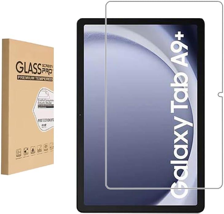 Screen Protector for Samsung Galaxy Tab A9 plus 11 inch Tempered Glass9H Hardness Anti Scratch Bubble Free Case Friendly Easy Installation (1 Pack)