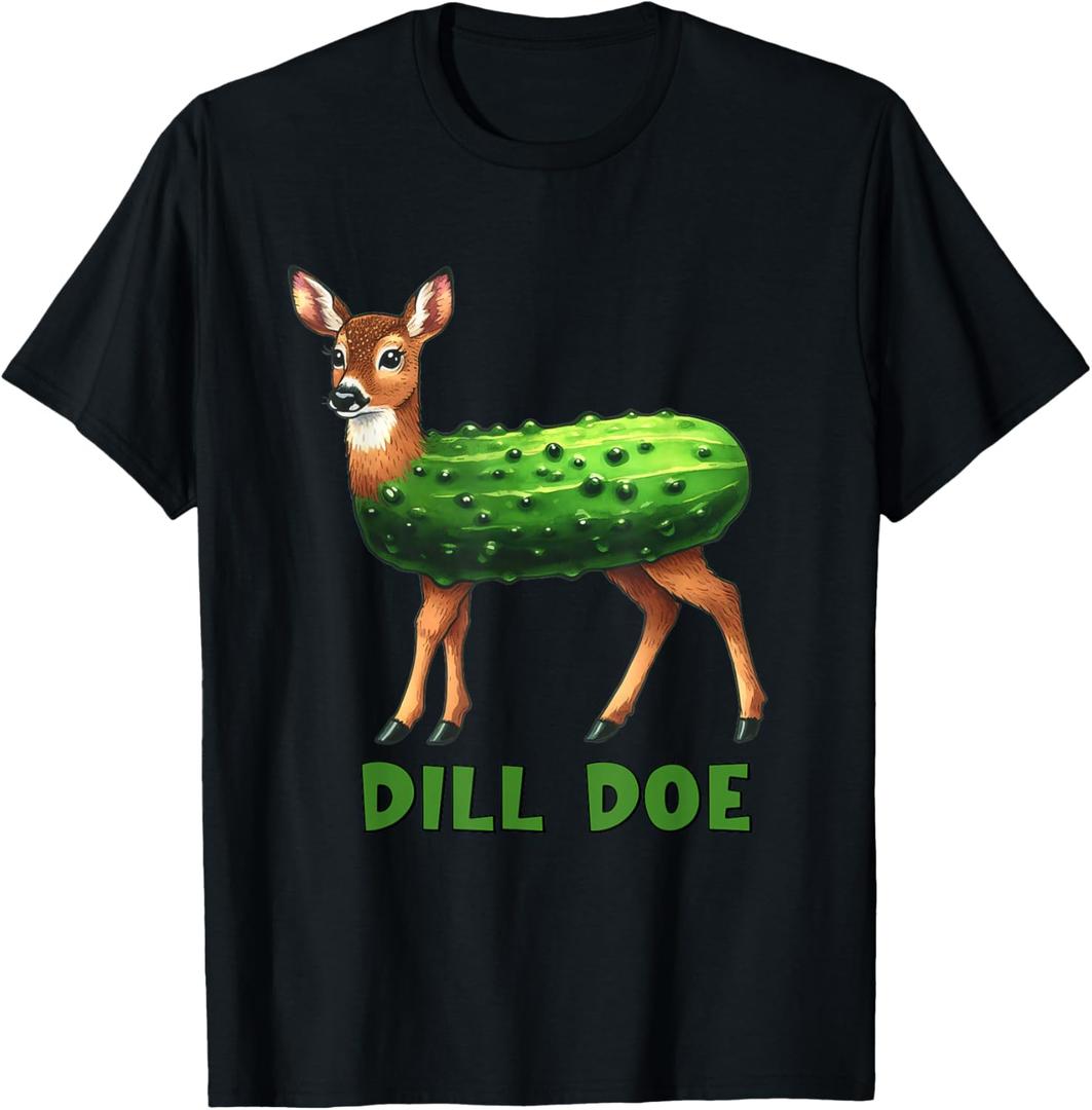 Dill Doe Funny Adult Humor Inappropriate Pickle Women T-Shirt Medium