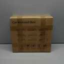 Car Armrest Box for Toyota Yaris Hatchback 2015-2018 Yaris L Accessories Center Console Leather Arm Rest Double-Layer Storage Space with Cup Holder (Black Thread)