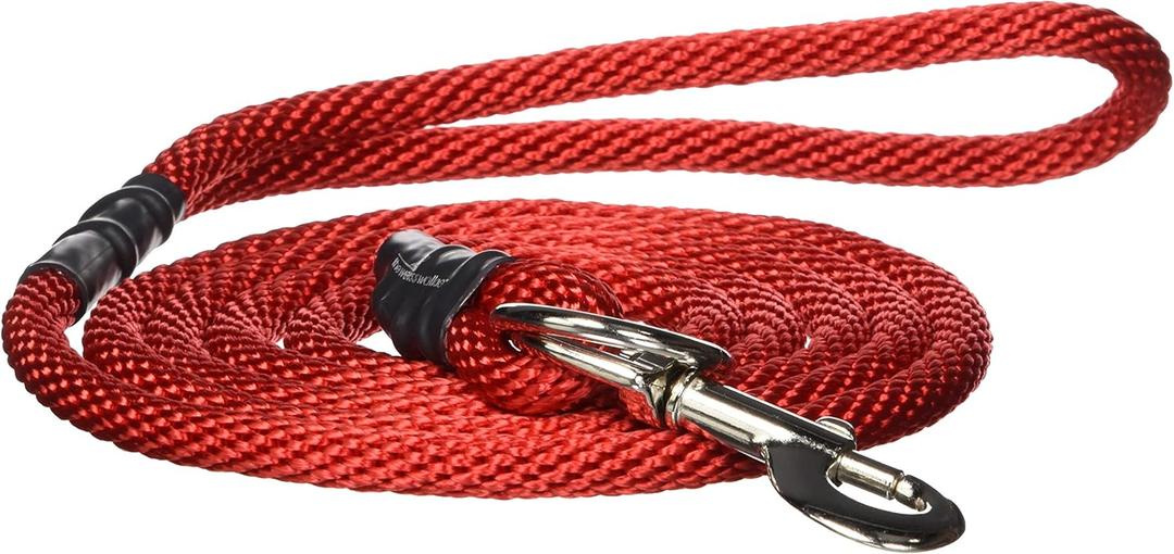 The Walkie No Pull Dog Leash - Gentle, Effective, Encourages Loose Leash Walking - Made in USA - Red - Size Large for Dogs 25 lbs  150 lbs