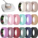 BandRain 15 Pack Ultra-Thin Ring Covers Compatible with Oura Ring Gen 4/ 4 Ceramic/ 3 Cover, Anti-Scratch Silicone Protector Accessories for ULTRAHUMAN AIR/ RingConn Gen 2/ Gen 2 Air for Women Men