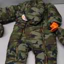 JiAmy Baby Hooded Romper Snowsuit with Gloves Booties Winter Outfits 9-12 Months