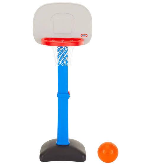 Little Tikes Easy Score Basketball Set, Blue, 3 Balls - 23.75 x 22 x 61 inches