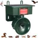 2026 Upgraded Ultrasonic Bird Repeller Solar Powered Outdoor Motion Activated Bird Pigeon Deterrents for Outside Woodpecker Goose Repellent Devices for Rooftops Porch Patio Balconies