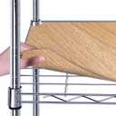 4 Pcs 14 x 36 PVC Wire Shelf Liner Fit for Amazon Basics Shelving Unit Waterproof Wire Shelf Cover for Pantry, Kitchen,Shelf Guard Kitchen Cabinets Cupboard Metal Rack Shelves