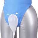 Urine Collection Bag, Reusable Condom Catheters with 2 Urine Catheter Bag, Portable & Comfortable Wearable Urinary Drainage (Elderly Men)