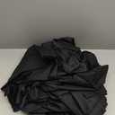 20x12FT Black Backdrop Curtain for Parties,2 Panels(Each 10x12FT) Seamless Heavy Fabric Silky Polyester Background for Wedding Backdrop Drapes Birthday Party Decorations