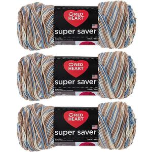 Red Heart Super Saver Yarn (3-Pack) Mirage E300-301