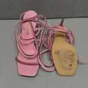 DREAM PAIRS High Heels Stilettos for Women - Strappy Gladiator Sexy Square Toe Open Toe Dressy Pumps Sandals Size 7