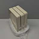 SPAKOWN Ring Box Display Holder, Clear Velvet Jewelry Storage Tray Organizer for Ring Stud Earring (Beige - 3 Drawers)