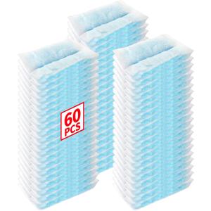 Disposable Microfiber Feather Duster Refills, Multi-Surface Duster Compatible with Swiffer Dusters Handle, 60 Count, Unscented