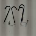 FYY Over The Door Hooks, 4 Pack Upgraded Long Door Hangers Hooks with Rubber Prevent Scratches Heavy Duty Organizer Hooks for Hanging Clothes, Towels, Hats, Coats, Bags Black