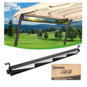 10L0L Universal Golf Cart 4 Panel Mirror for Yamaha EZGO Club Car, Eliminate Blind Spots Wide Angle Rear View Mirror