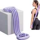 Resistance Bands with Handles - 8 Tube Adjustable Silicone Exercise Bands Set for Women, Heavy Duty Figure 8 Workout Bands for Home Gym, Physical Therapy, Strength Training & Full Body Fitness (Purple)