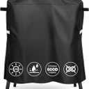 QuliMetal 7113 Grill Cover for Weber Q100 Q120 Q1000 Q1200 Q200 Q220 Q2000 Q2200 Q2400 Q2800N+ Series Gas Grills, Heavy Duty BBQ Gas Grill Cover, 600D