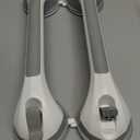 TAILI Grab Bars for Bathtubs and Showers 2 Pack Suction Grab Bar, Heavy Duty Shower Handle Removable Bath Handrails for Seniors and Elderly, Bathroom Safety Grip No Drilling Waterproof,Grey (16.8", Gray)