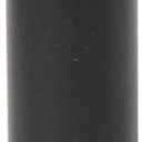 Standard Base Modern Steel Candle Cover Sleeve, Satin Black Finish 7.5 in, 2 Pack