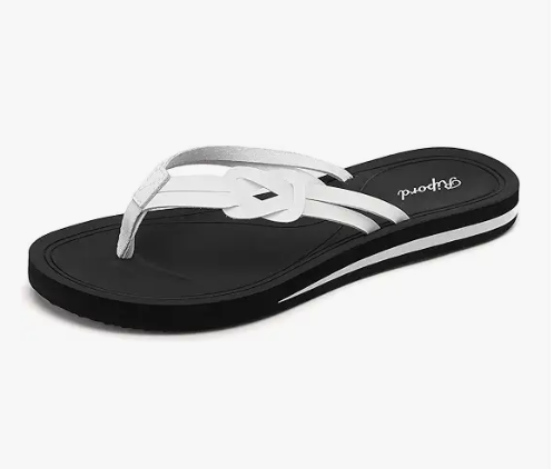 Womens Flip Flops Comfortable Thong Sandals Flat Slides Sandals Slip On Indoor Outdoor Sandals Size 10